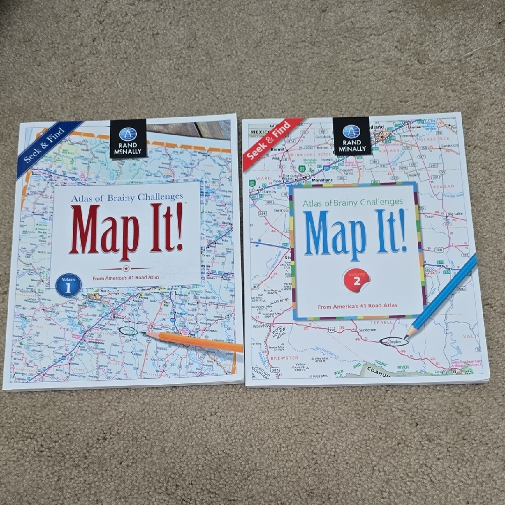 Rand McNally Map It! Atlas Set - Books 1 & 2